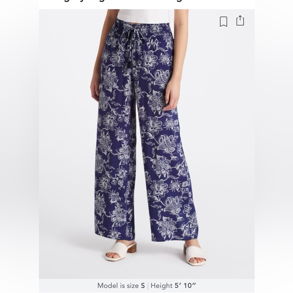 One5One - Margery High Rise Wide Leg Pants - Size S